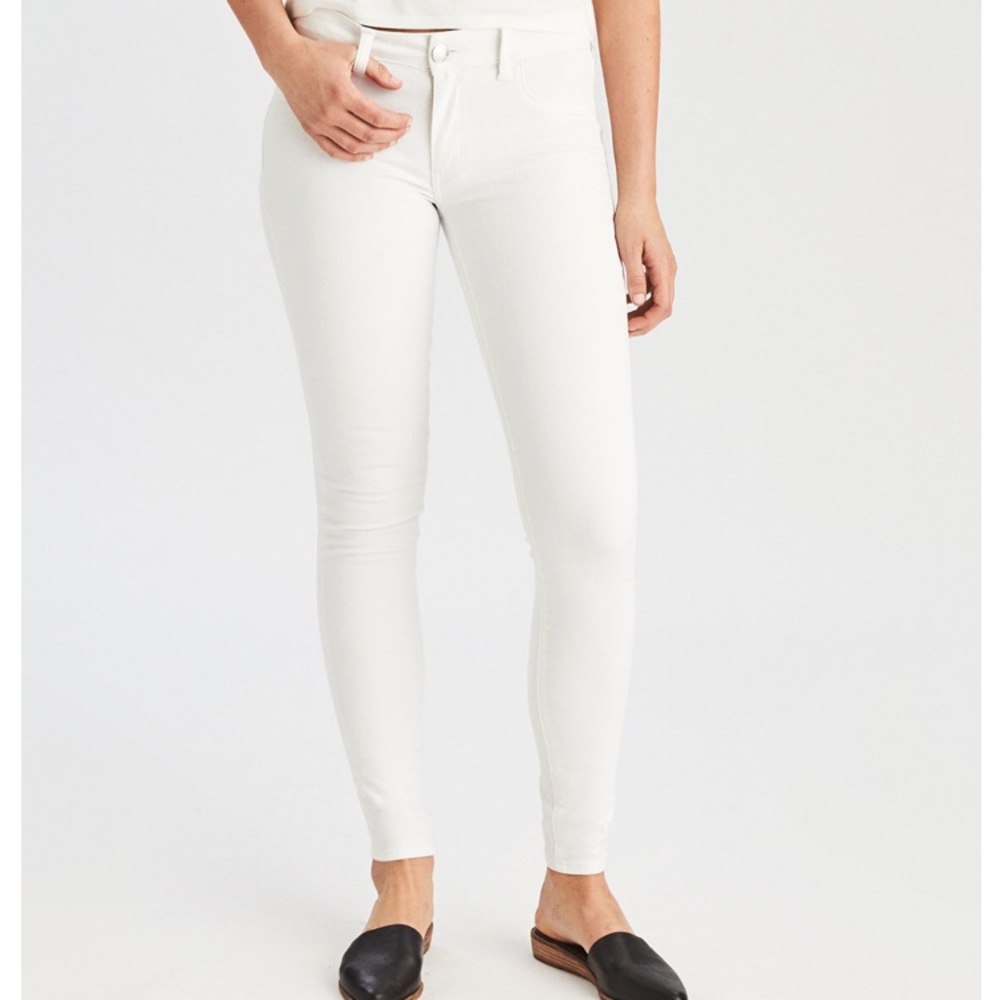 White jeans from American Eagle